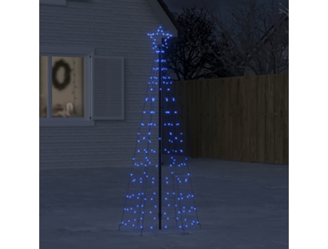 Árbol de Navidad VIDAXL Cono Estacas Leds Azul (180 cm)