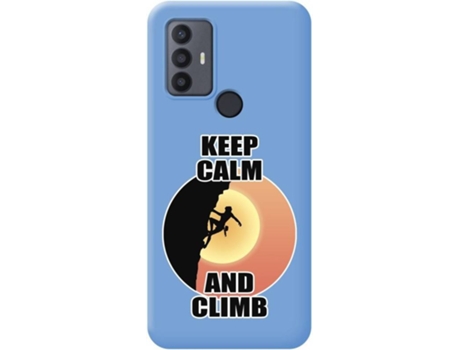 Carcasa para TCL 30 SE TUMUNDOSMARTPHONE Silicona Líquida Dibujos Azul