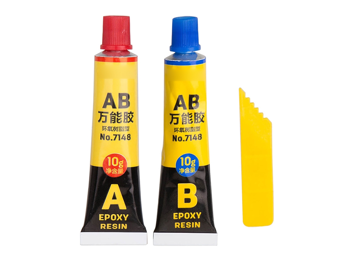 Resina AB transparente multifuncional con agarre fuerte para moldes de metal DIY