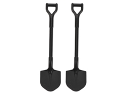 Ymsl 2pcs Herramientas De Pala Simuladas Para Coche Rc Crawler 1/10 1/24 1/18 Accesorios De Decoración Hxl