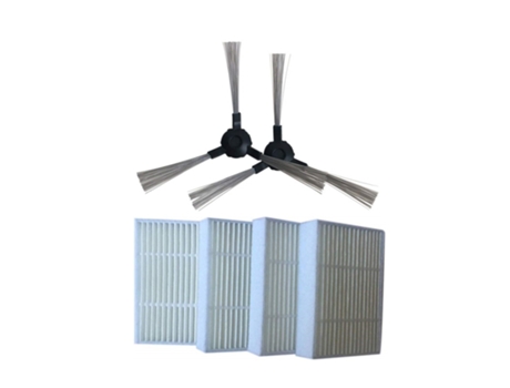 Filtros Hepa de Cepillo Lateral para Robot aspirador Clever&Clean Series 01, piezas del filtro de Aspiradora Robótica, accesorios