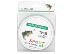 Danu26-hilo De Pesca De Nylon Heng Jia 100m Ultra Resistente Abrasión Verde Claro 4.5