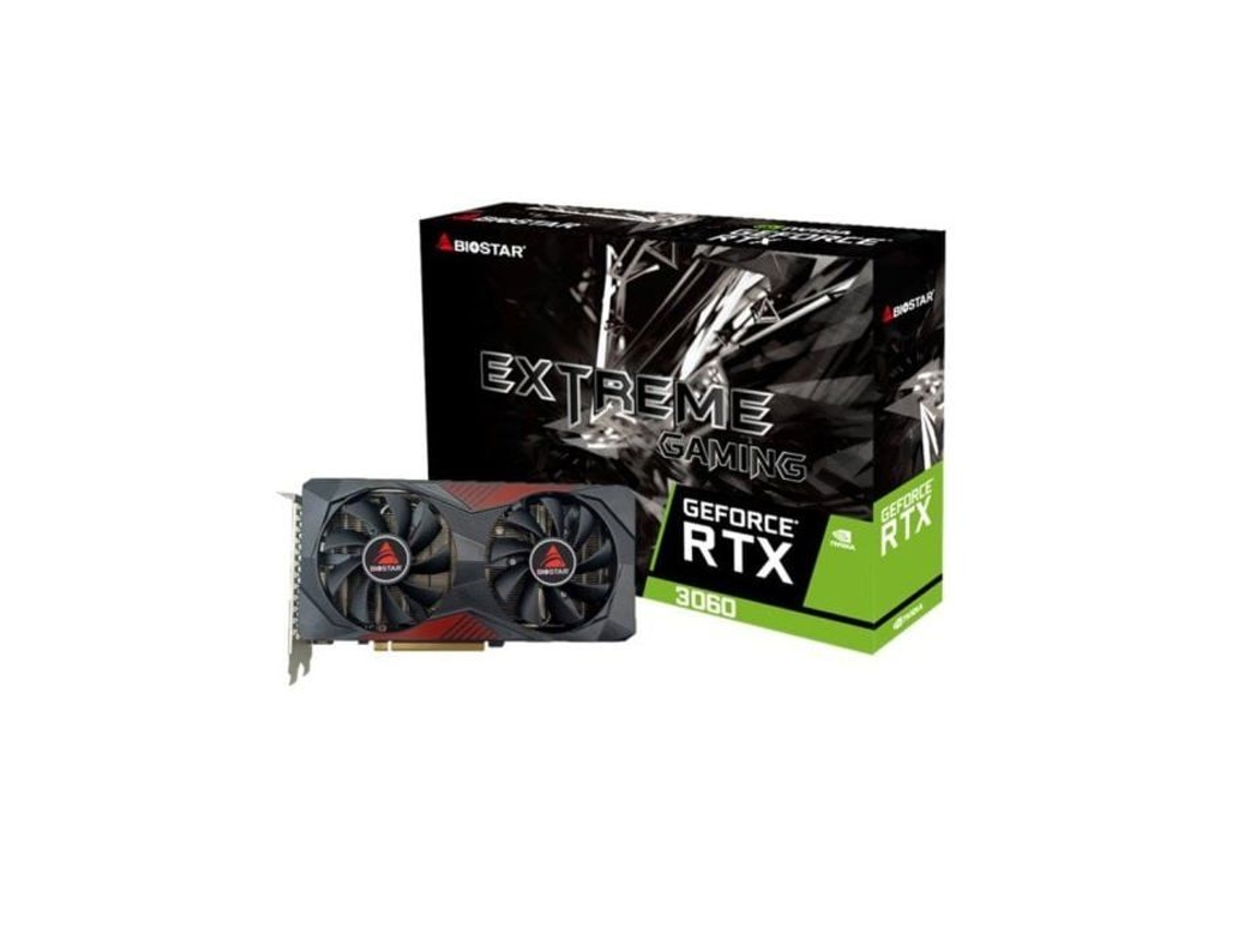 GeForce RTX 3060 de 12 GB GDDR6 para juegos extremos Biostar