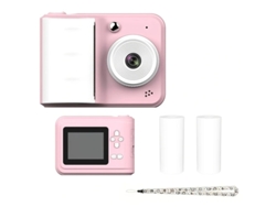 Mini cámara fotográfica digital Yizhood con 2 rollos de papel térmico, carga USB y memoria de 32 GB.