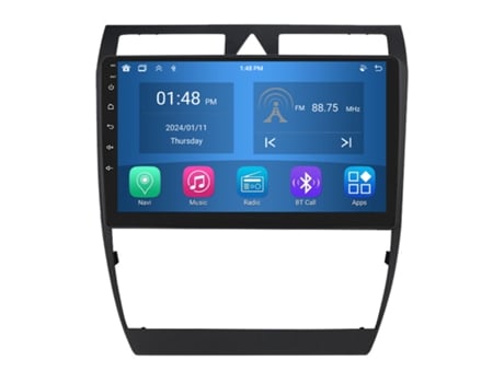 Autoradio 4GB RAM64GB ROM ROVERONE para Audi A6 C5 1997-2004 S6 2 1999-2004 RS6 1 2002-2006 CarPlay Android Coche Radio Bluetooth