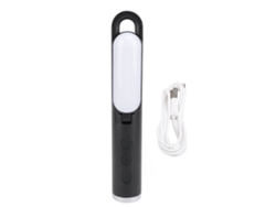 Linterna de camping plegable recargable por USB 2026 con gancho, multifuncional, para tienda de campaña, luz de emergencia para uso en interiores y exteriores.
