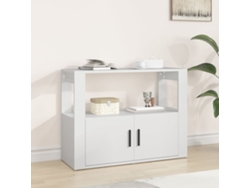 Aparador De Madera Contrachapada Blanco 80x30x60 Cm