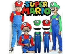 Disfraz De Luigi De Super Mario Para Adultos Y Niños - Regalo Ideal Para Carnaval, Halloween O Fiestas.