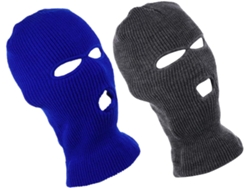Pasamontañas De Punto De 2 Piezas Con Protección Facial Y Aislamiento Térmico Para Ciclismo, Esquí, Senderismo Y Deportes.