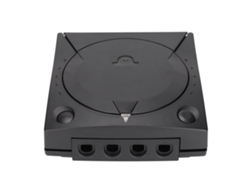Capa Mali de proteção de plástico absorvente de impacto preta para console Sega Dreamcast com marca