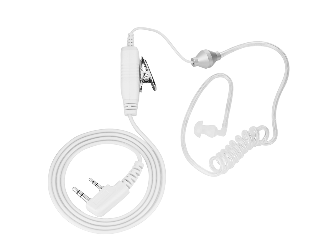 Fone De Ouvido Headset Earpiece 2 Pinos Universal Para Rádio Walkie Talkie K Head