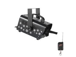 Máquina de nieve Succebuy de 1500 W con asa, control remoto inalámbrico y depósito de polvo de 5 L