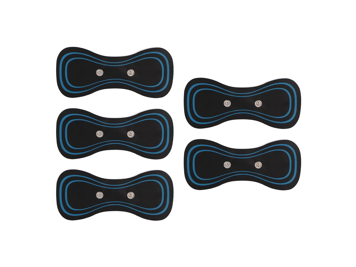 HYMNORA 5pcs Almohadilla de Masaje Cervical Mini Masajeador Eléctrico Portátil para Cuello Hombro Cervicobraquialgia