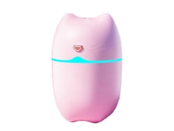Humidificador VANJL Aroma Aceite Difusor Dibujos Animados Gato Mist Sprayer300Ml-Rosa