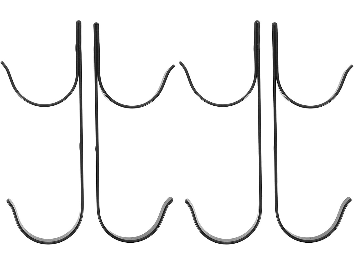 Soportes De Aluminio Inoomp De 4 Piezas Para Pértigas De Piscinas Exteriores, Para Pértigas Telescópicas, Skimmers,