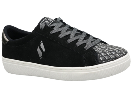 Zapatos SKECHERS Mujer (Gamuza - Negro - 35)