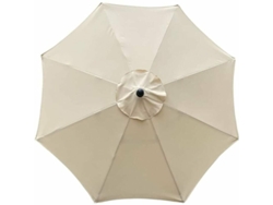 Elegante funda de repuesto para sombrilla de patio, funda universal para sombrilla de exterior con ranura de ventilación y doble costura.