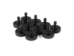 Adaptador De Tornillo Macho A Hembra 1/4" Negro Para Trípode De Cámara Soporte Accesorio