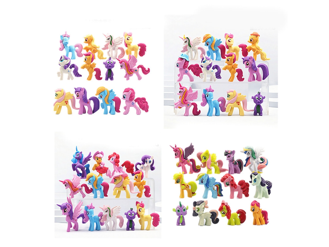2026yncm-figura De Juguete Pony Estilo Princesa Potro Modelo Multicolor Pequeño Y Bonito Adorno Para Exhibición