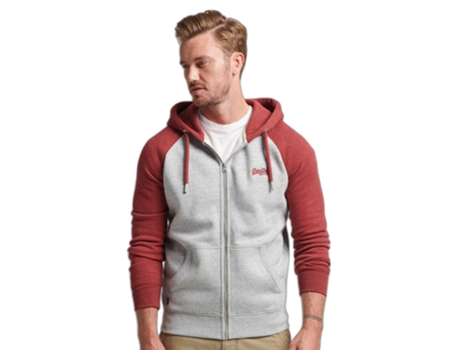 Sweatshirt para Hombre SUPERDRY (S - Algodón - Gris)