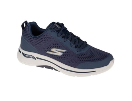 Zapatillas SKECHERS Go Walk Arch Fit Material Sintético Hombre (46 - Azul Marino)