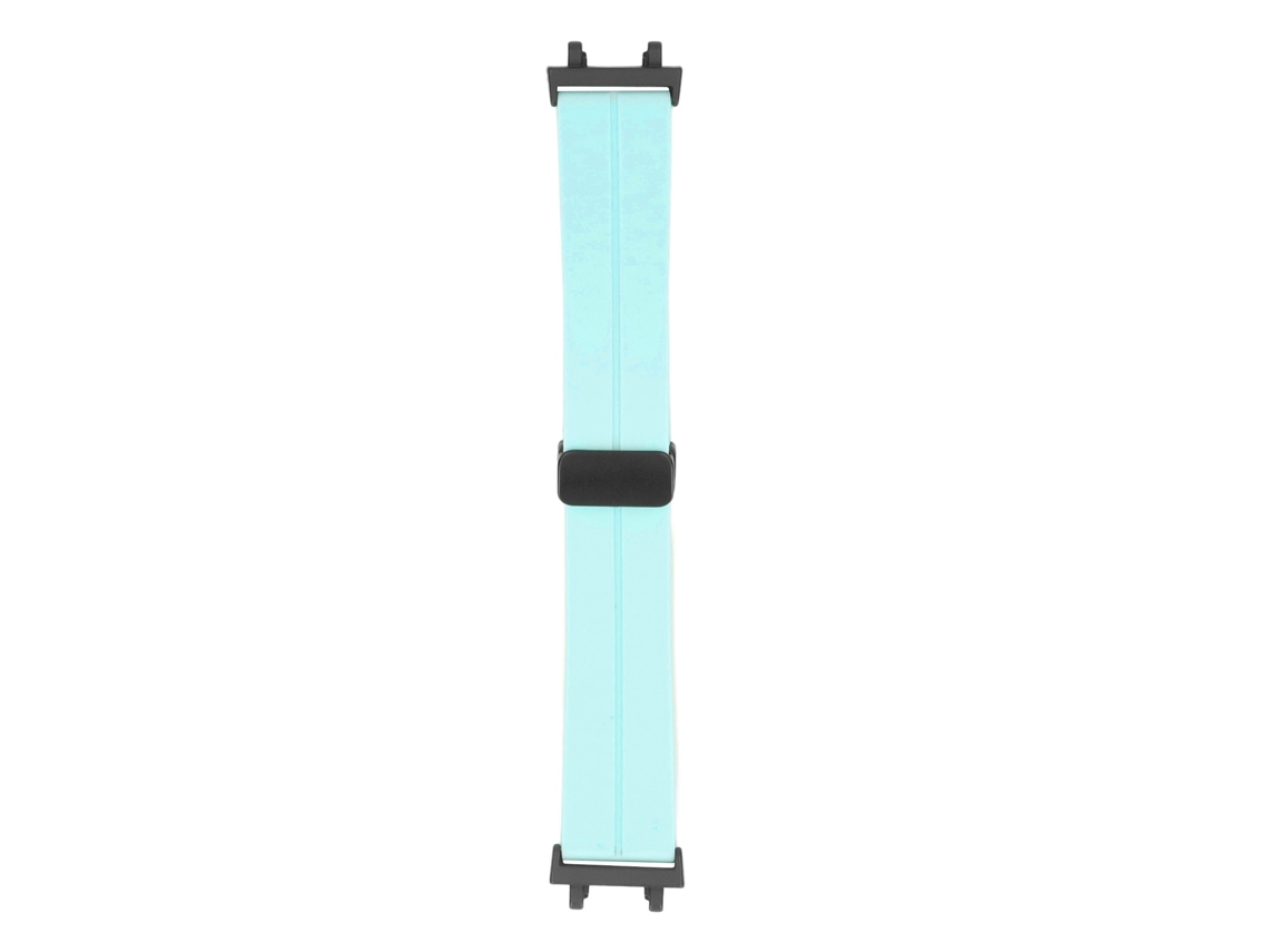 Pulsera De Silicona Para Amazfit T Rex 2 Con Cierre Magnético Plegable De Liberación Rápida, Color Verde Menta.