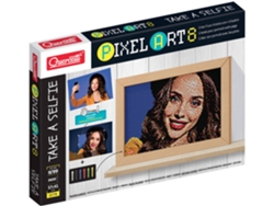 Juego Educativo QUERCETTI Pegs Pixel Art 8 Hazte un Selfie 9600 pz (Edad Mínima: 6 Años - 58 x 41,5 x 6 cm)
