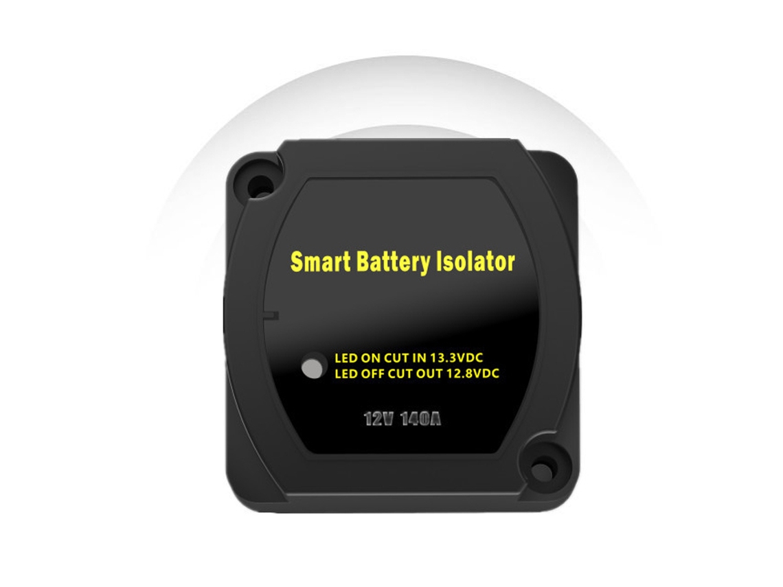 Aislador De Batería Doble De 12 V Y 140 A Con Clasificación Ip67 Y Recarga Automática Para Automóviles, Barcos Y Caravanas.