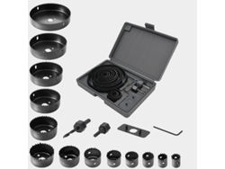 Set De Sierra De Agujeros Linjou 16 Piezas 19-127 Mm Para Madera Metal Yeso