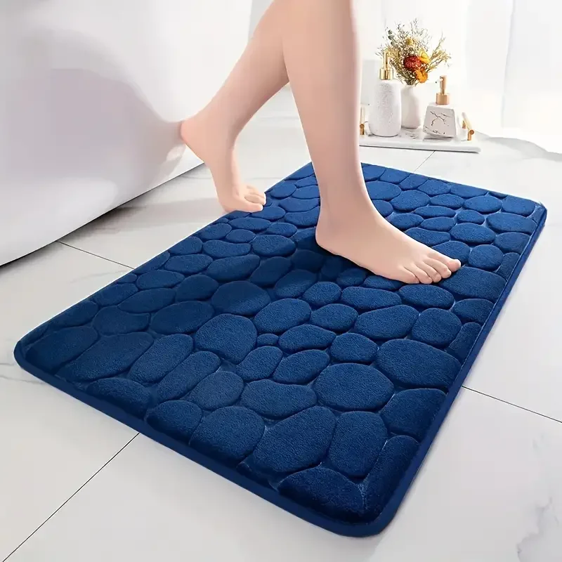 (hai Lan) Alfombra De Baño Antideslizante 3d, Resistente A Pinchazos Y Absorbente, Lavable A Máquina, De Secado Rápido