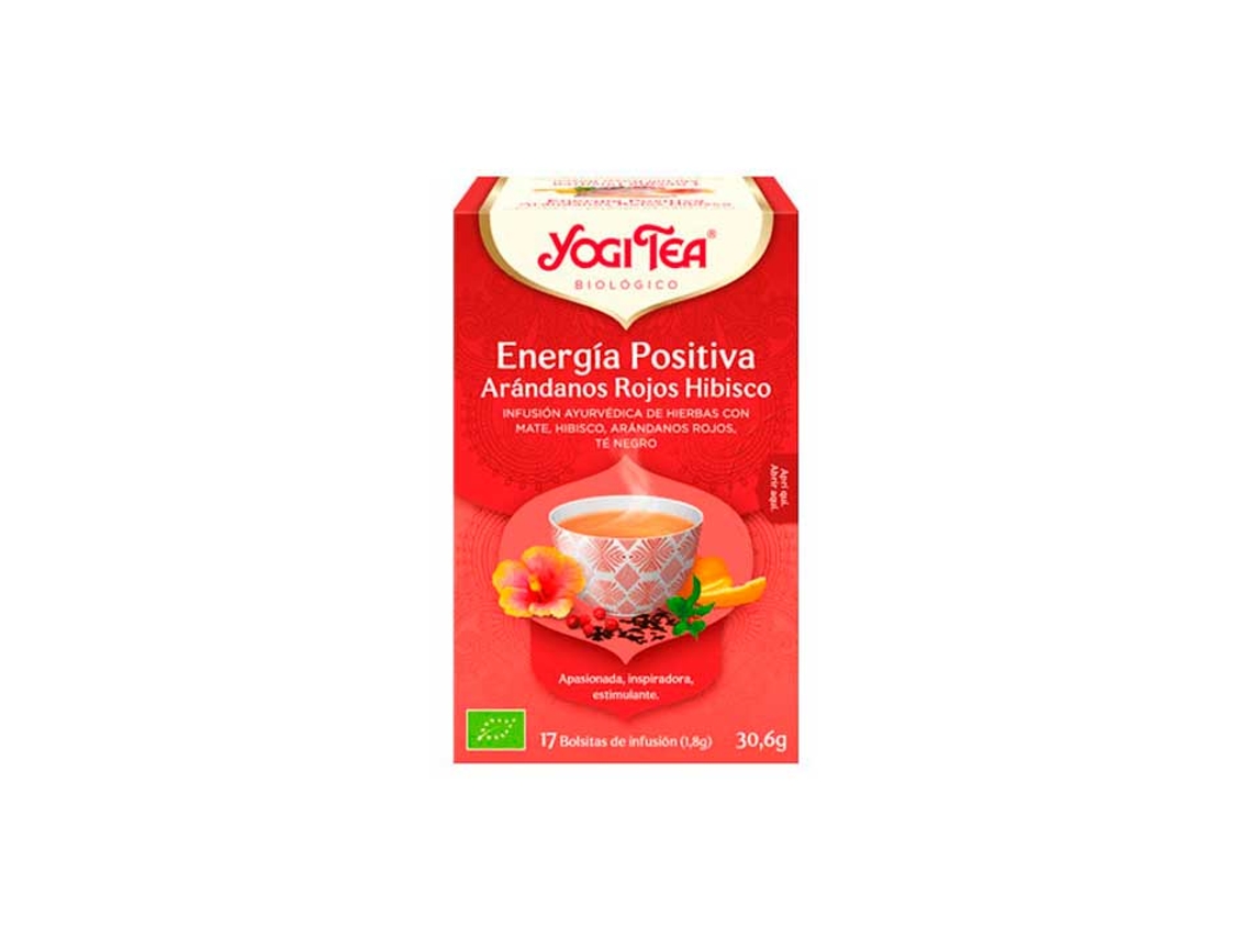 Té YOGI TEA Yogi Energia Positiva Arandanos Hibisco 17 X 1 (250 ml)
