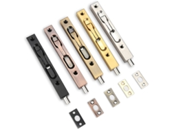 Perno De Puerta Oculta Acero Inoxidable 4, 6, 8 Y 10 Pulgadas, Pestillo Seguridad, Corredera, Cerradura Baño A Prueba