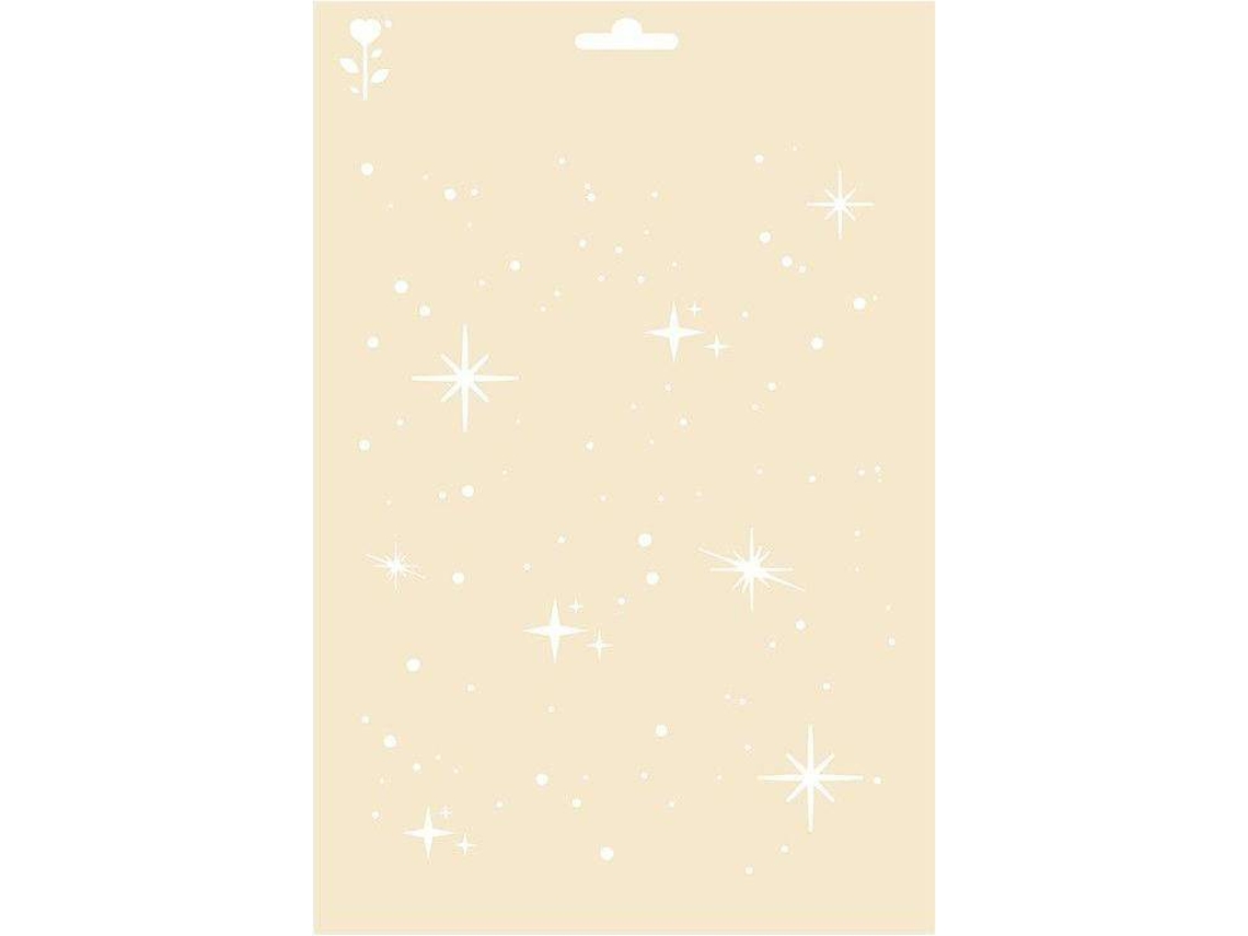 Estarcido GRAINE CRÉATIVE Cielo Estrellado (29.7 x 21 cm)