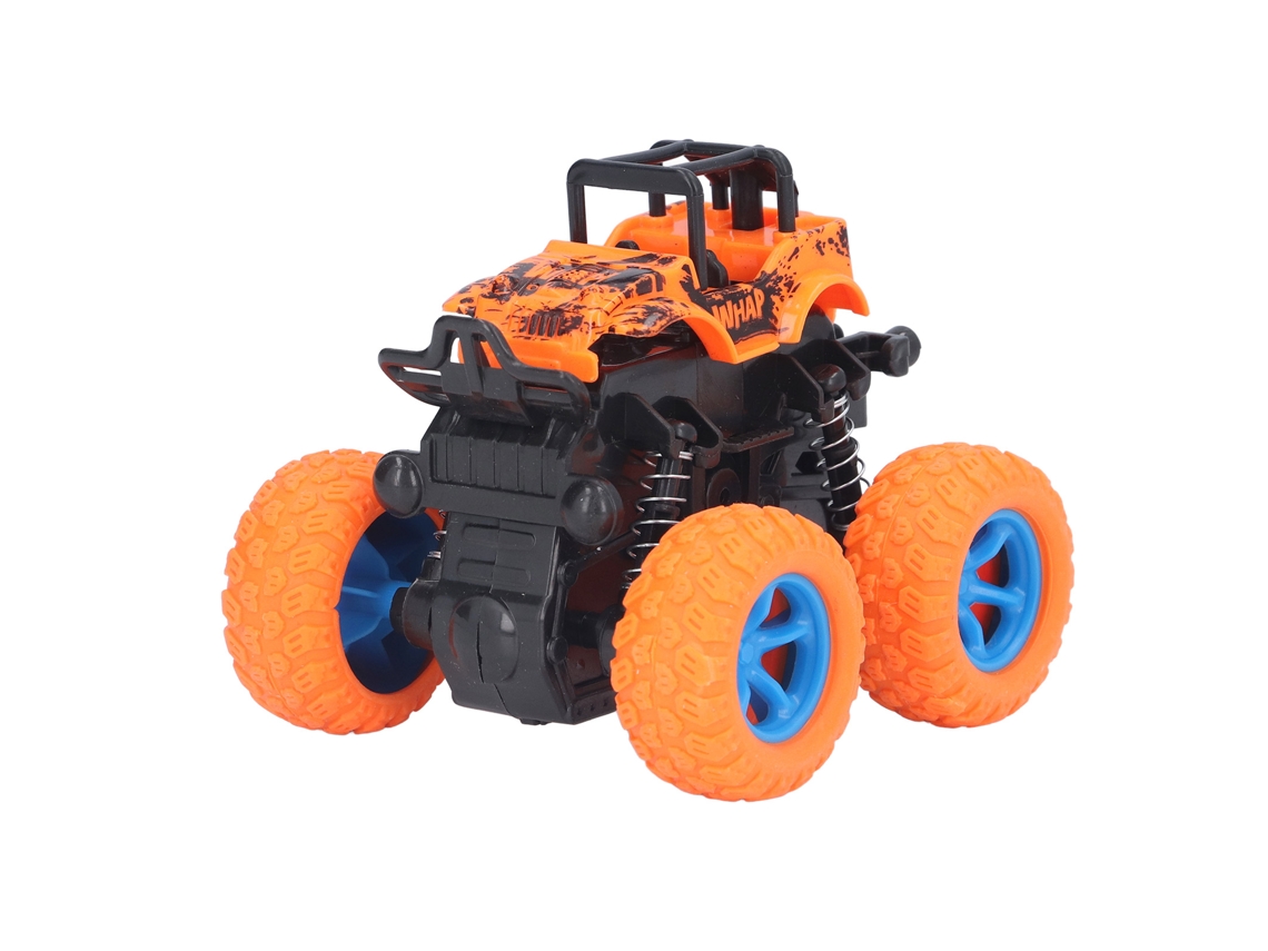 Vehículo Todoterreno Inercial Con Rotación De 360° Y Tracción A Las Cuatro Ruedas, Coche De Juguete Para Niños - Naranja