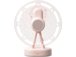 Altavoz Con Forma De Lámpara, Con Ruido Blanco, Sonido Envolvente 360°, Bluetooth Hi-fi, Color Rosa.