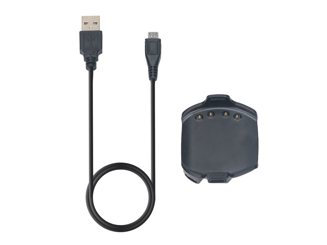 Bases de carga Garmin Approach S2/S4 Cargador para reloj inteligente (negro)
