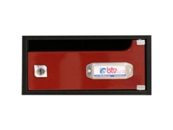 Buzon Horiz Acero-Mdf Montecarlo Burdeos 120X240X250Mm 13624 BTV