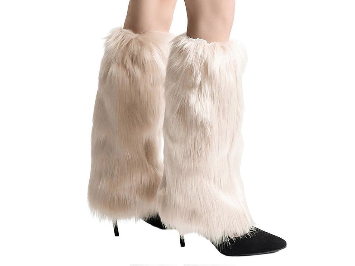 2026-calientapiernas De Pelo Falso Para Mujeres Niñas Suaves Acogedores Mangas Para Botas Invierno Otoño Versátiles