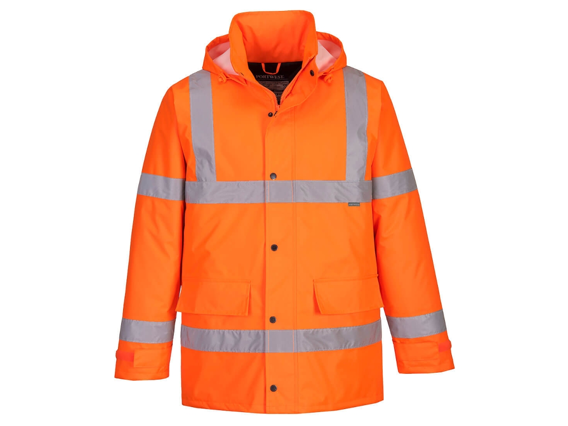 Chaqueta de alta visibilidad Portwest Winter Traffic / Naranja / M