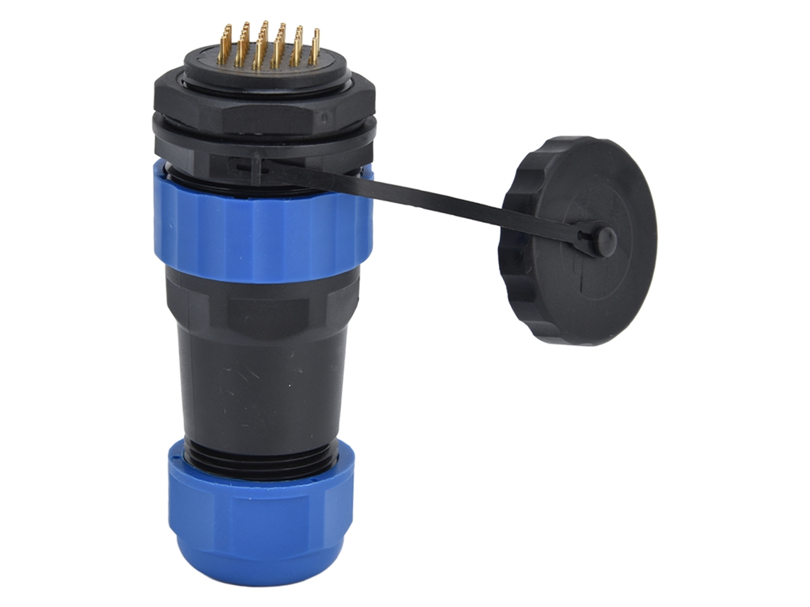 2026velora-conector Impermeable Ip68 Chapa Posterior Tomacorriente De Aviación 5a Cable Sp28
