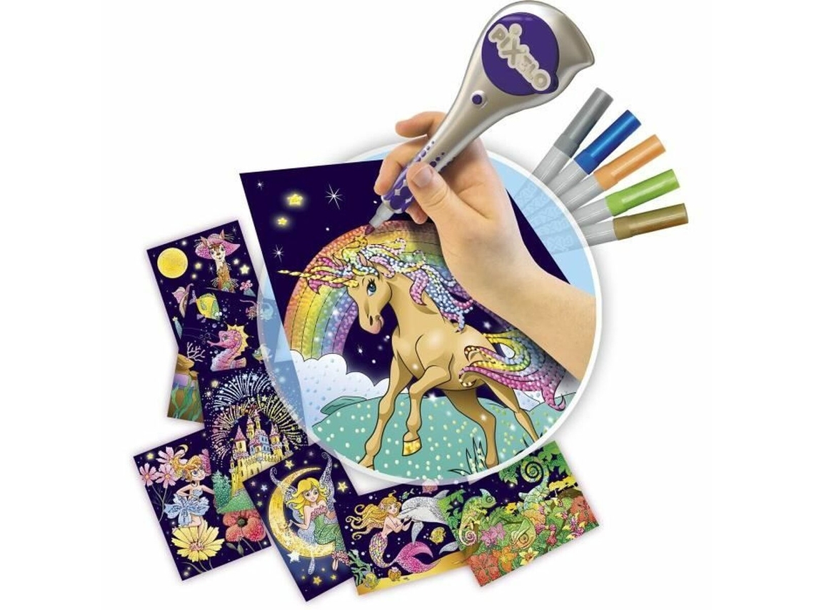 Juego de Manualidades LANSAY Pixelo Coloring game Metal box (FR)
