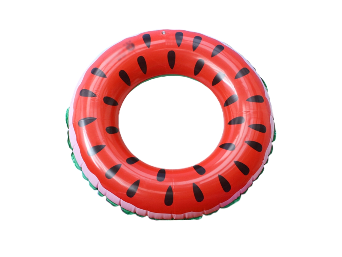 Anillos inflables de frutas rojos para piscina, playa y fiestas, para niños y adultos.