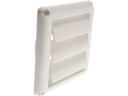 Cubierta De Ventilación Para Secadora De Plástico Blanco Con Rejilla De 4 Pulgadas