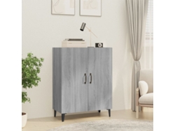 Aparador De Madera Contrachapada Gris Sonoma 70x34x90 Cm