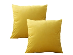 Juego De 2 Fundas De Almohada Lisas Con Cremallera, Decoración Del Hogar