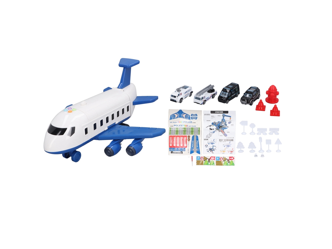 Ats-juguete De Avión Grande Transformable Con Ranura De Almacenamiento, Rompecabezas Multifuncional Para Niños