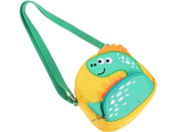Bolsa Oxford Unissex, Estilo Transversal, Com Estampa De Dinossauro, Resistente E Prática.