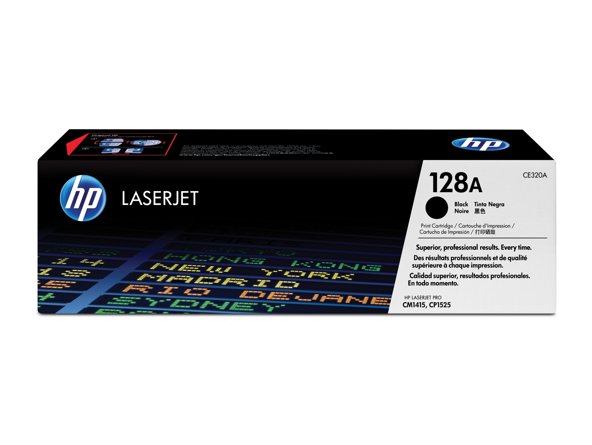 Cartucho de tóner Original HP 128A Negro