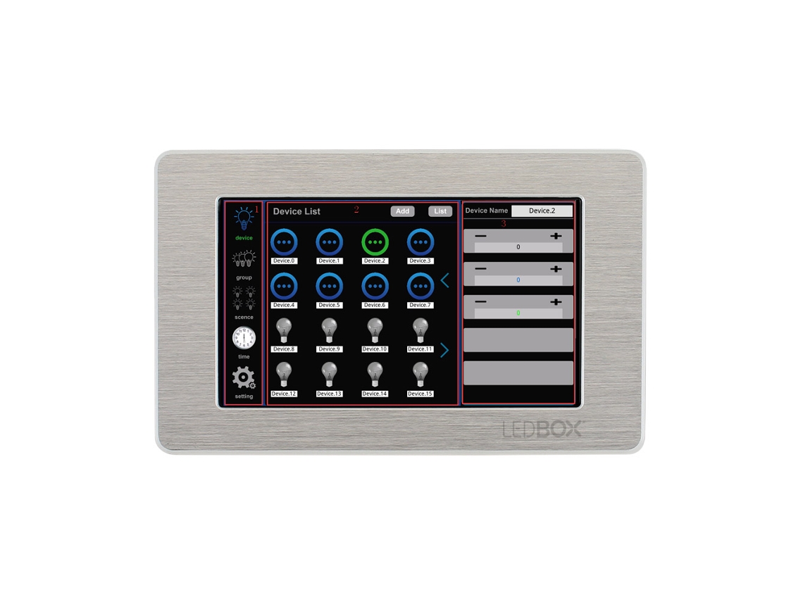 Dmx Master Touch Screen Control LEDBOX