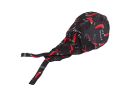Gorro De Cocina Estilo Pirata Chef De Tela Para Restaurante Camarero (pimentón)